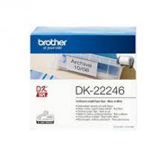 Brother DK-22246 - Paper - black on white - Roll (10.3 cm x 30.48 m) 1 roll(s) continuous label - for Brother QL-1050, QL-1100